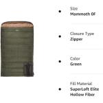 TETON Mammoth 0°F Double Family Sleeping Bag