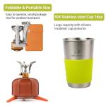 16-Piece Lightweight Camping Cookware Set for 1-2