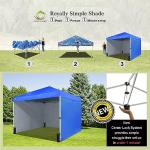 CROWN SHADES 10x10 Instant Pop-Up Canopy Tent