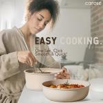CAROTE 11-Piece Nonstick Cookware Set with Removable Handle