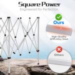 Compact 10x10 Pop-Up Canopy Tent for Outdoors