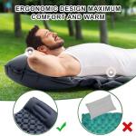 Talulumix Ultralight Inflatable Sleeping Pad with Pillow