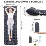 Talulumix Ultralight Inflatable Sleeping Pad with Pillow