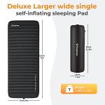 KingCamp 3” Thick Self-Inflating Sleeping Pad