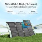 Portable 100W Foldable Solar Panel for Camping