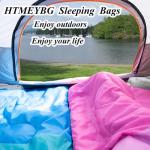 3-Season Lightweight Sleeping Bag for Camping