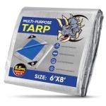 TICONN Heavy Duty Waterproof Tarp Cover, 6'x8