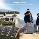 200W Waterproof Portable Solar Panel for Camping