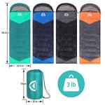 SWTMERRY 3-Season Sleeping Bag - Lightweight & Waterproof