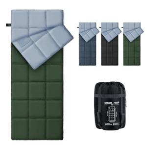 KANYAK Compact 3-Season Sleeping Bag for Camping