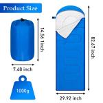 Waterproof Sleeping Bag for All Seasons - Blue