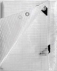 Heavy Duty Clear Poly Tarp for Camping Use