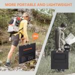 110W Waterproof Portable Solar Charger for Camping
