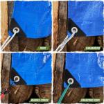 Rugged Rhino Waterproof Heavy Duty Tarp - 6x8 Blue