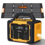 Portable Solar Generator with Foldable Solar Panel