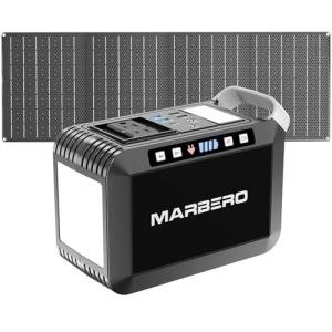 Portable Solar Generator with Panels for Camping