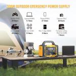 Portable Solar Generator with Foldable Solar Panel