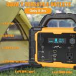 Portable Solar Generator with Foldable Solar Panel