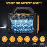 Portable Solar Generator with Foldable Solar Panel