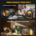 Portable Solar Generator with Foldable Solar Panel