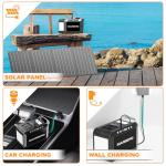 Portable Solar Generator with Panels for Camping