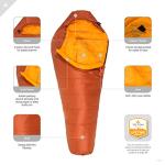TETON Sports ALTOS-S Ultralight Mummy Sleeping Bag