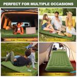 Ultralight Inflating Camping Sleeping Pad with Pillow