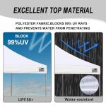 10x10ft Pop Up Canopy Tent with Roller Bag