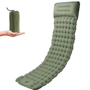 OPL5 Inflatable Camping Sleeping Pad with Pillow