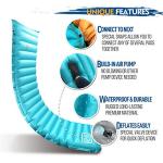 ZOOOBELIVES Comfortable Inflatable Sleeping Pad with Pump