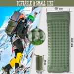 OPL5 Inflatable Camping Sleeping Pad with Pillow
