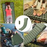 OPL5 Inflatable Camping Sleeping Pad with Pillow