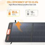 GRECELL 200W Foldable Portable Solar Panel Kit