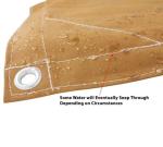 Heavy Duty 12' x 24' Tan Canvas Tarp