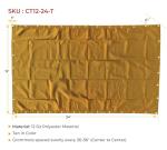 Heavy Duty 12' x 24' Tan Canvas Tarp
