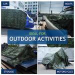Waterproof Camo Tarp Cover 20x30 Feet