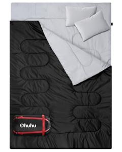 Queen Size Double Sleeping Bag for Camping & Hiking