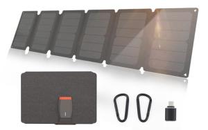 56W Waterproof Portable Solar Panel for Camping