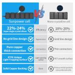 56W Waterproof Portable Solar Panel for Camping