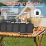 56W Waterproof Portable Solar Panel for Camping
