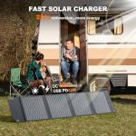 Portable 100W Solar Panel for Camping and Travel