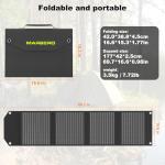 Portable 100W Solar Panel for Camping and Travel