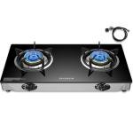 Portable 2 Burner Propane Stove for Camping