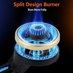 Portable 2 Burner Propane Stove for Camping