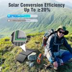 30W ZeroKor Foldable Solar Panel Charger