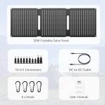 30W ZeroKor Foldable Solar Panel Charger