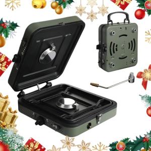 Portable 2-Burner Propane Camping Stove