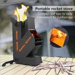 Portable Mini Rocket Stove for Camping & BBQ
