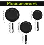 Non-Stick Frying Pan Set for Camping, 3-Piece