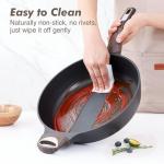 SENSARTE 12" Nonstick Frying Pan with Lid